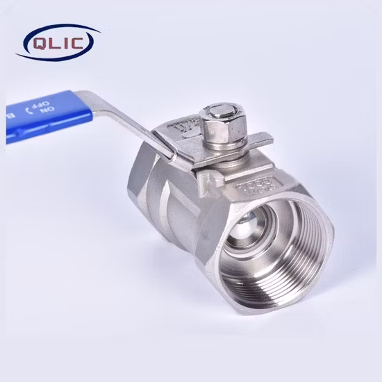 Pn16 Italia Tipo CF8m SS304 Valvola a sfera flangiata wafer 1PC con cuscinetto di montaggio ISO